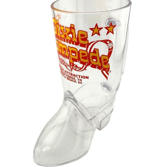 Vintage Dixie Stampede Souvenir Boot Glass/Pigeon Forge, TN - Picture 2 of 2